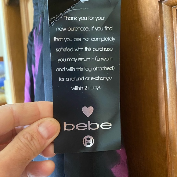 Bebe Vintage Strapless 100% Silk - Picture 8 of 10